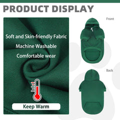 KOOLTAIL sudadera para perro, detalle bolsillo para premios