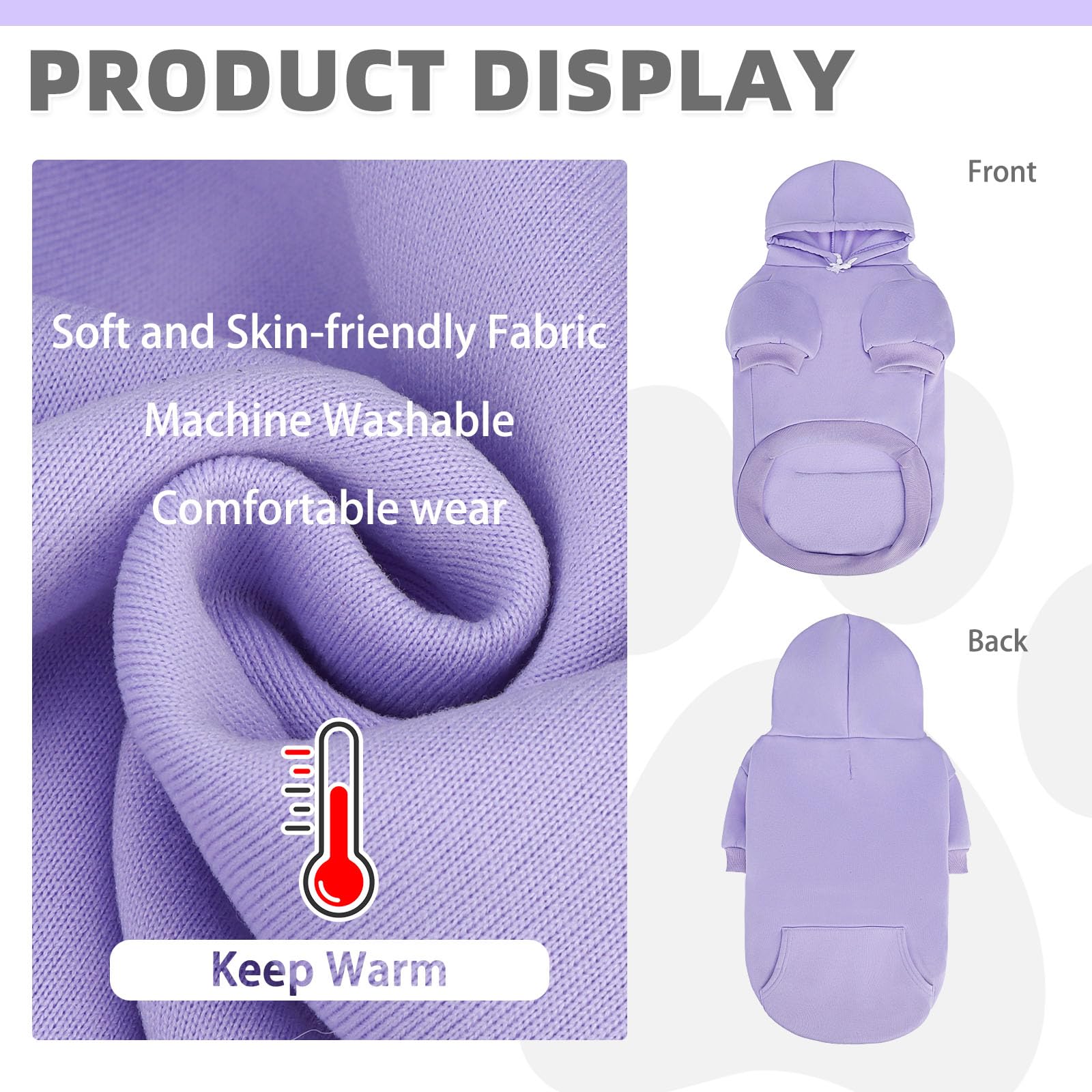 Kooltail sudadera con bolsillo práctico para accesorios durante el paseo