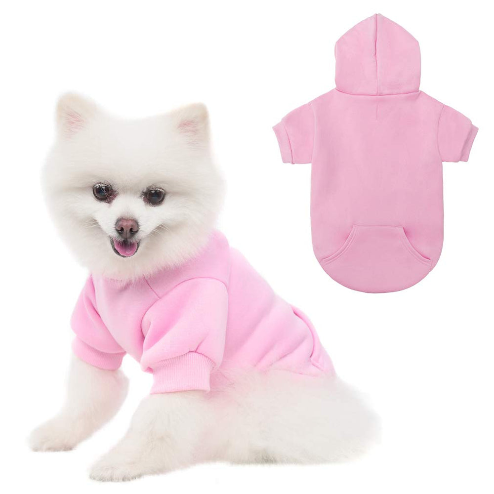 KOOLTAIL Basico sudadera para perro capucha frontal, ideal para paseos fríos.
