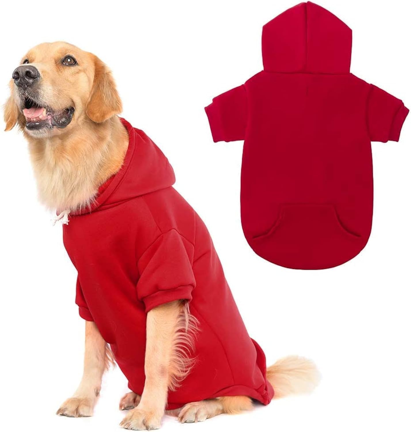 KOOLTAIL Basic sudadera para perro de frente, estilo y abrigo para paseos diarios.