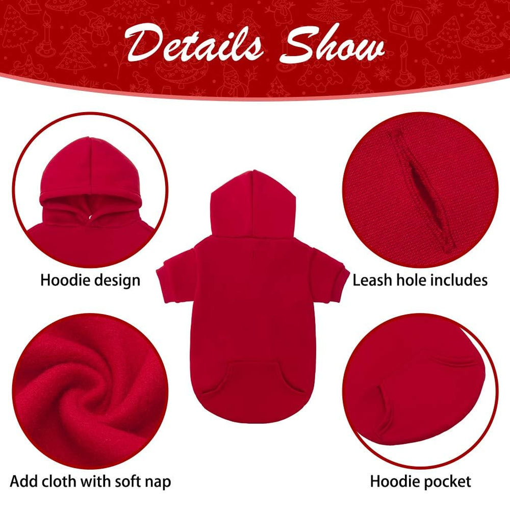 KOOLTAIL Basic sudadera para perro con orificio para correa, fácil de sujetar durante el paseo.