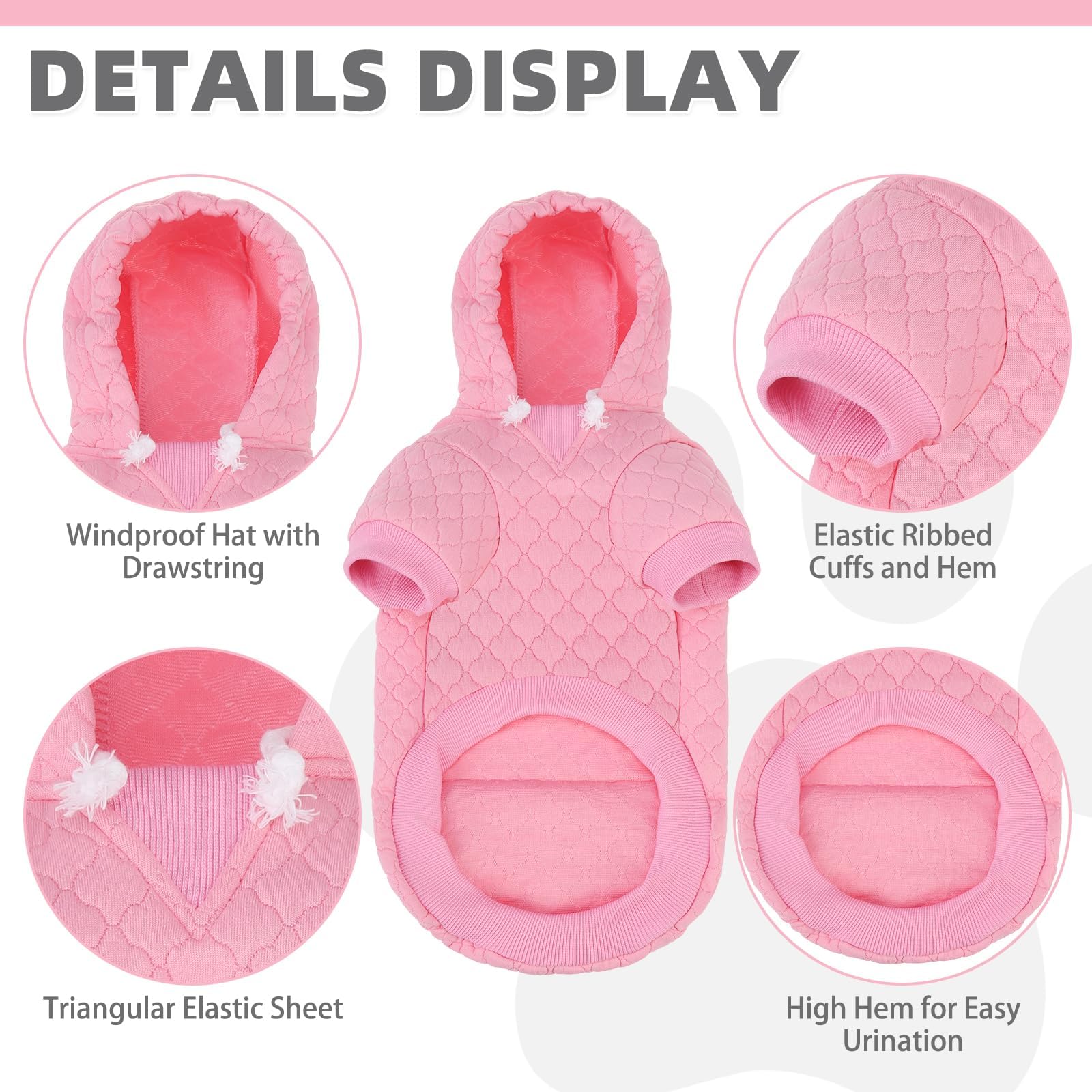 KOOLTAIL bolsillo integrado rosa para golosinas o llaves