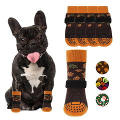 Calcetines antideslizantes KOOLTAIL para perros con agarre doble, ideales para suelos lisos.