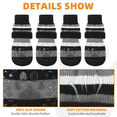 KOOLTAIL calcetines antideslizantes, suela doble para mayor durabilidad y tracción.