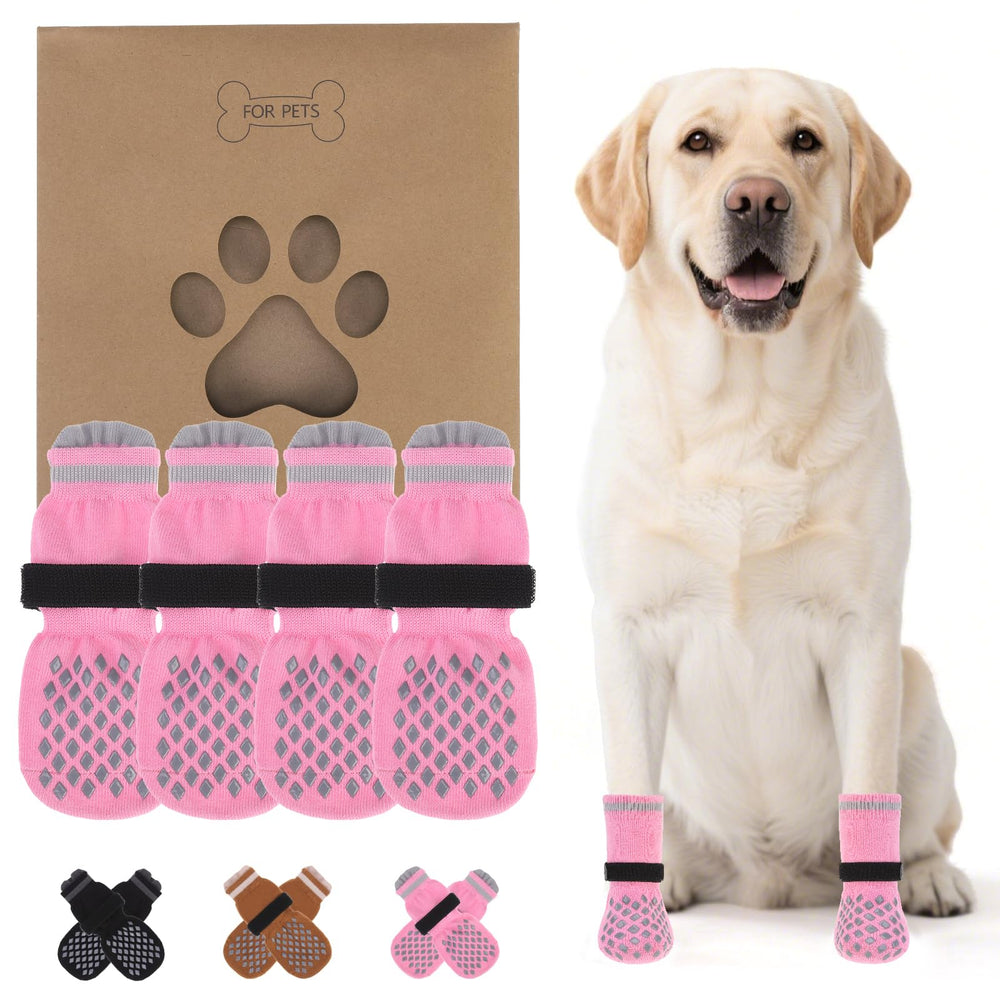 KOOLTAIL calcetines antideslizantes para patas, mejor agarre en suelos lisos