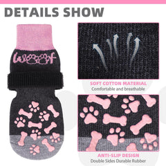 KOOLTAIL calcetines antideslizantes protegiendo patas del pavimento caliente