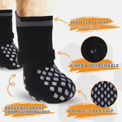 KOOLTAIL calcetines para perro protegiendo las patas durante el uso diario