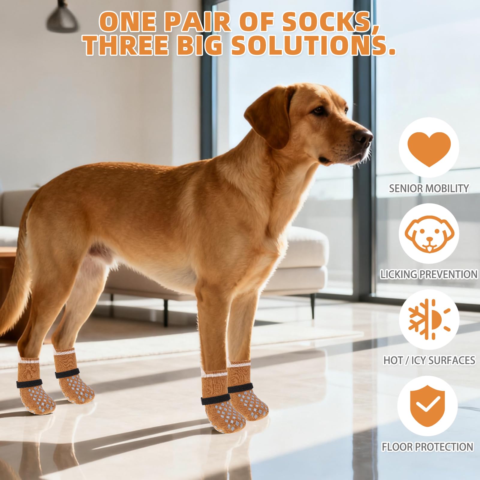 KOOLTAIL calcetines multipropósito para perros pequeños, medianos y grandes.