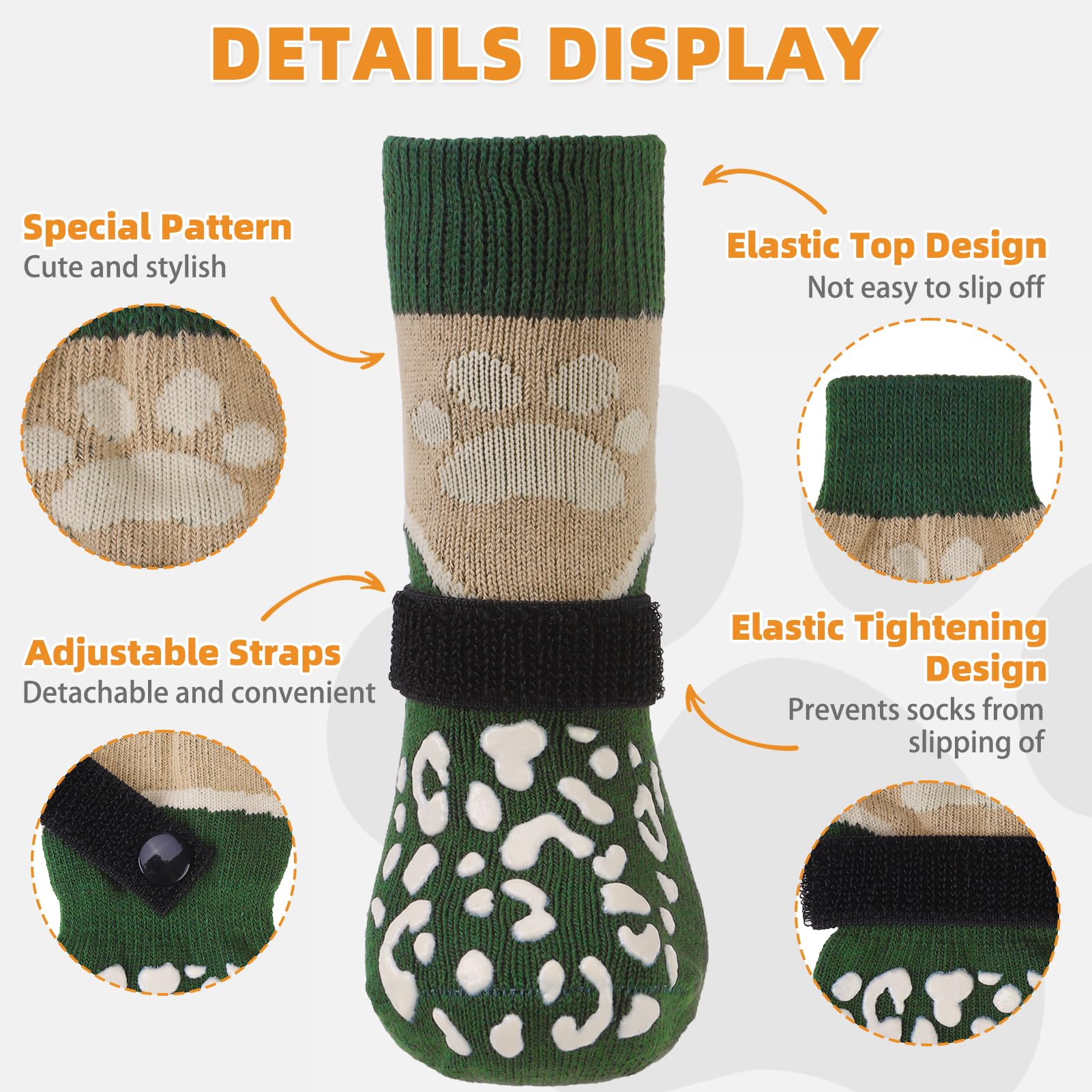 KOOLTAIL calcetines para patas, tela suave protege almohadillas y ofrece comodidad.