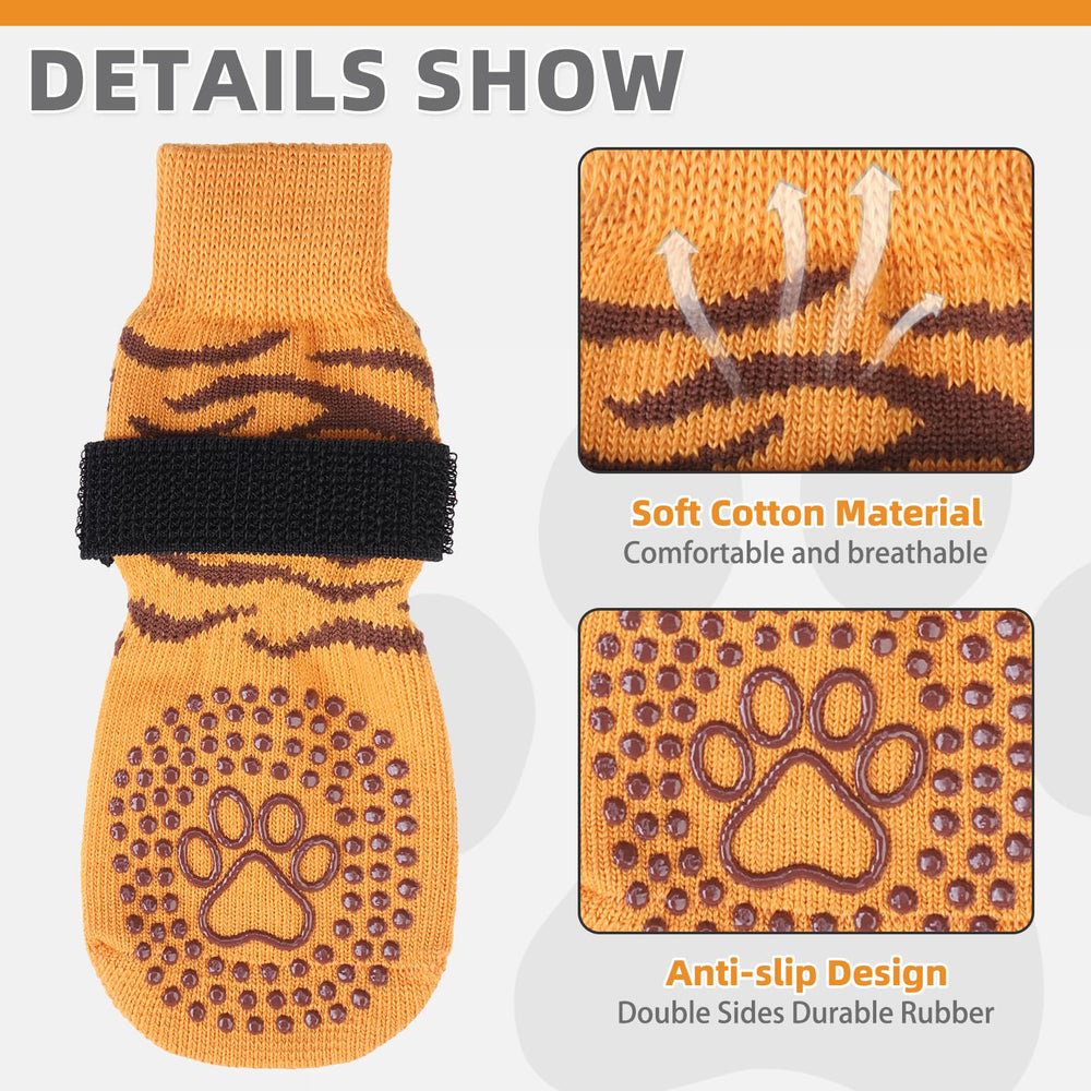 KOOLTAIL calcetines para perros con ajuste elástico y correa desmontable