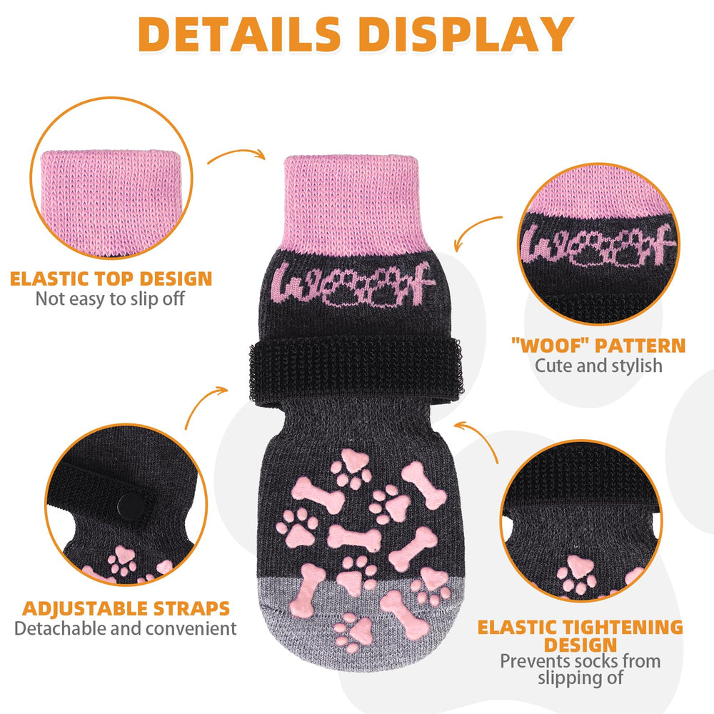 KOOLTAIL calcetines perro ajuste con velcro para un ajuste seguro