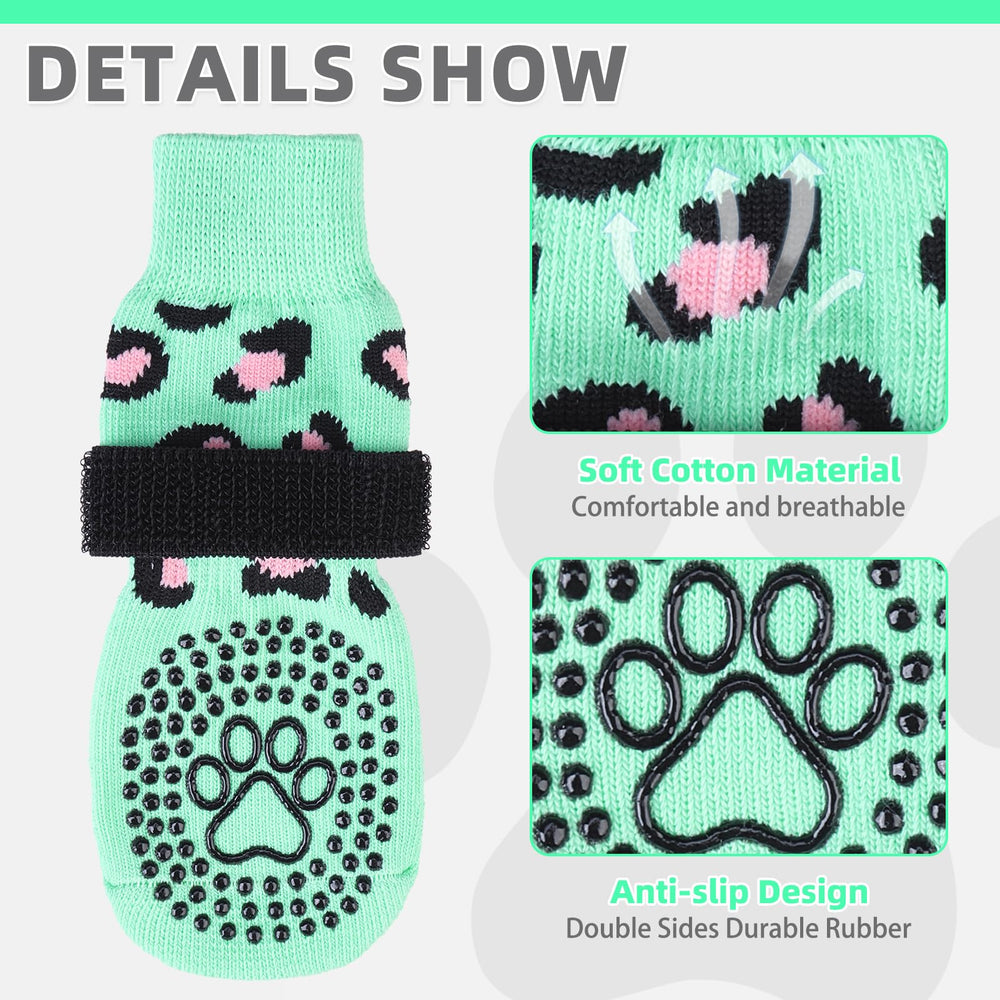 KOOLTAIL calcetines para perro con agarre antideslizante en suelos lisos