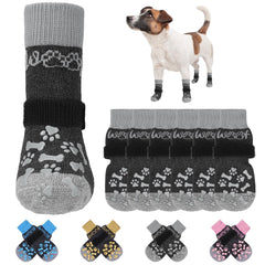 KOOLTAIL calcetines antideslizantes para perros con doble agarre para mayor tracción