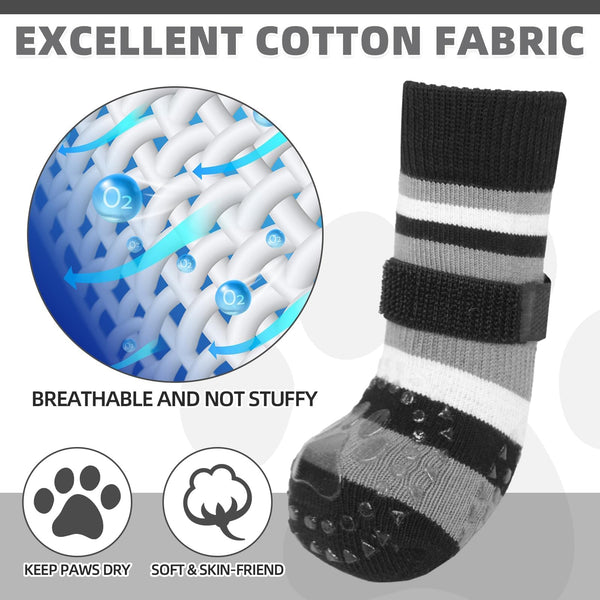 KOOLTAIL calcetines perrunos: tacto suave que protege patas en invierno