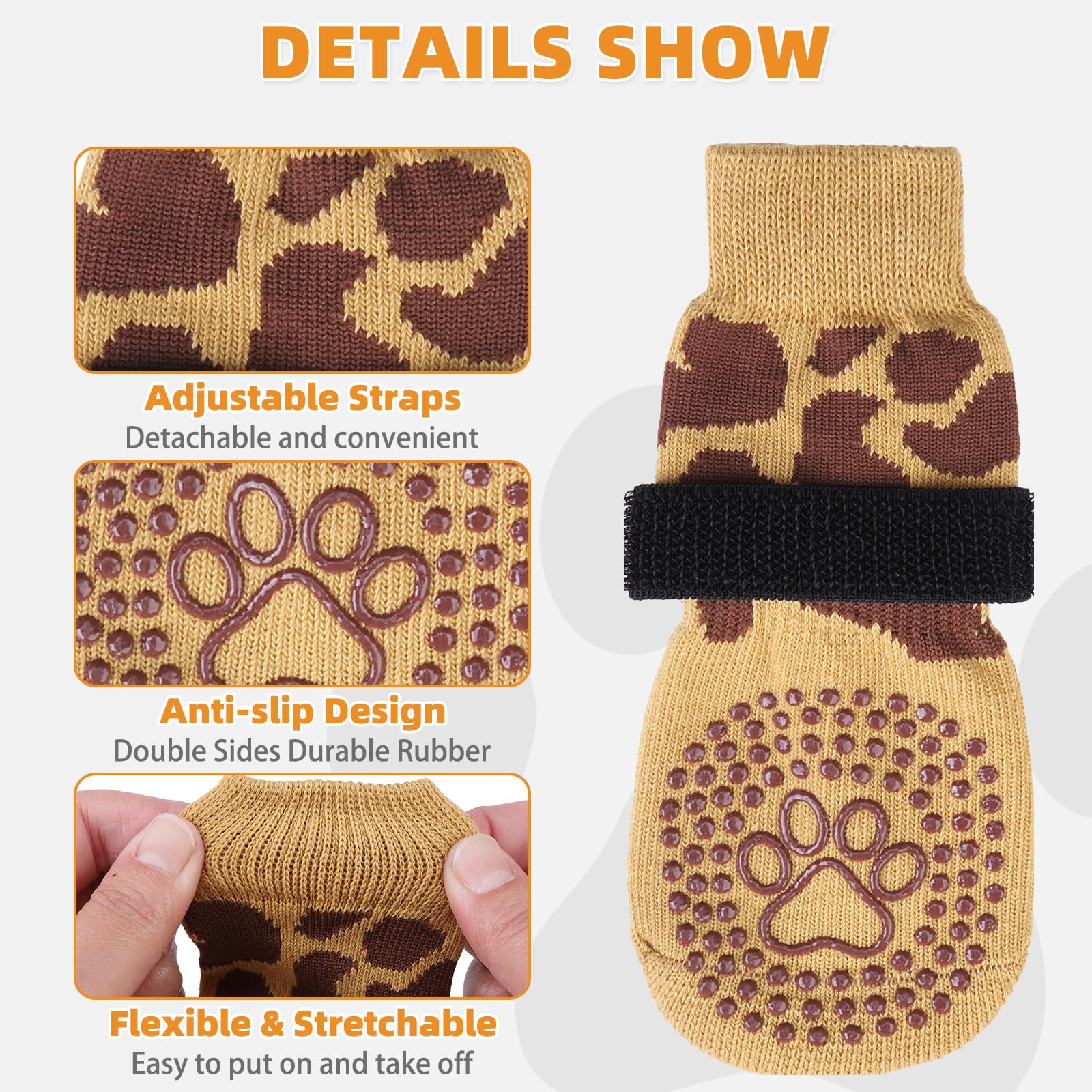 KOOLTAIL calcetines suaves para confort diario de perros activos