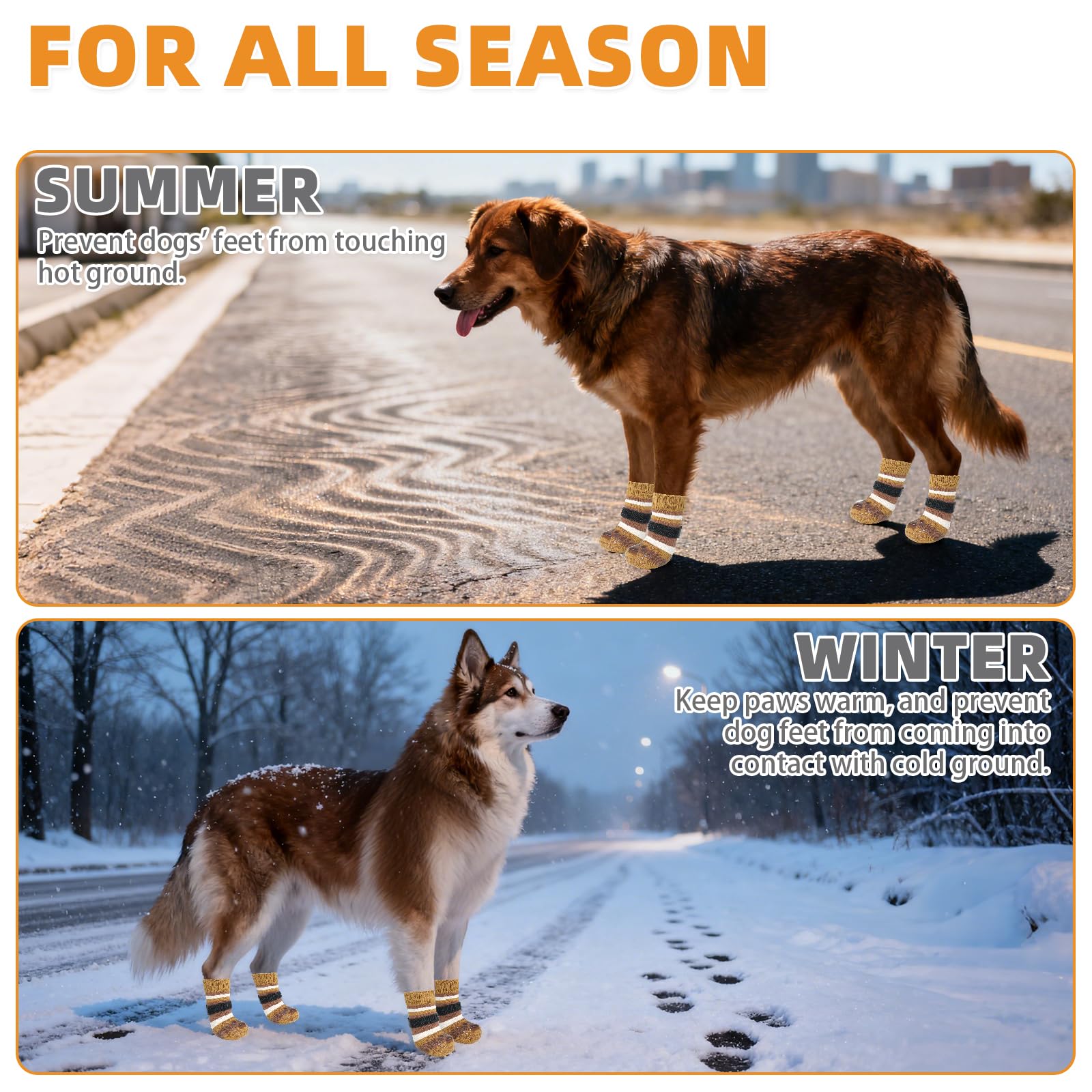 KOOLTAIL calcetines con diseño de rayas para patitas y estilo único.
