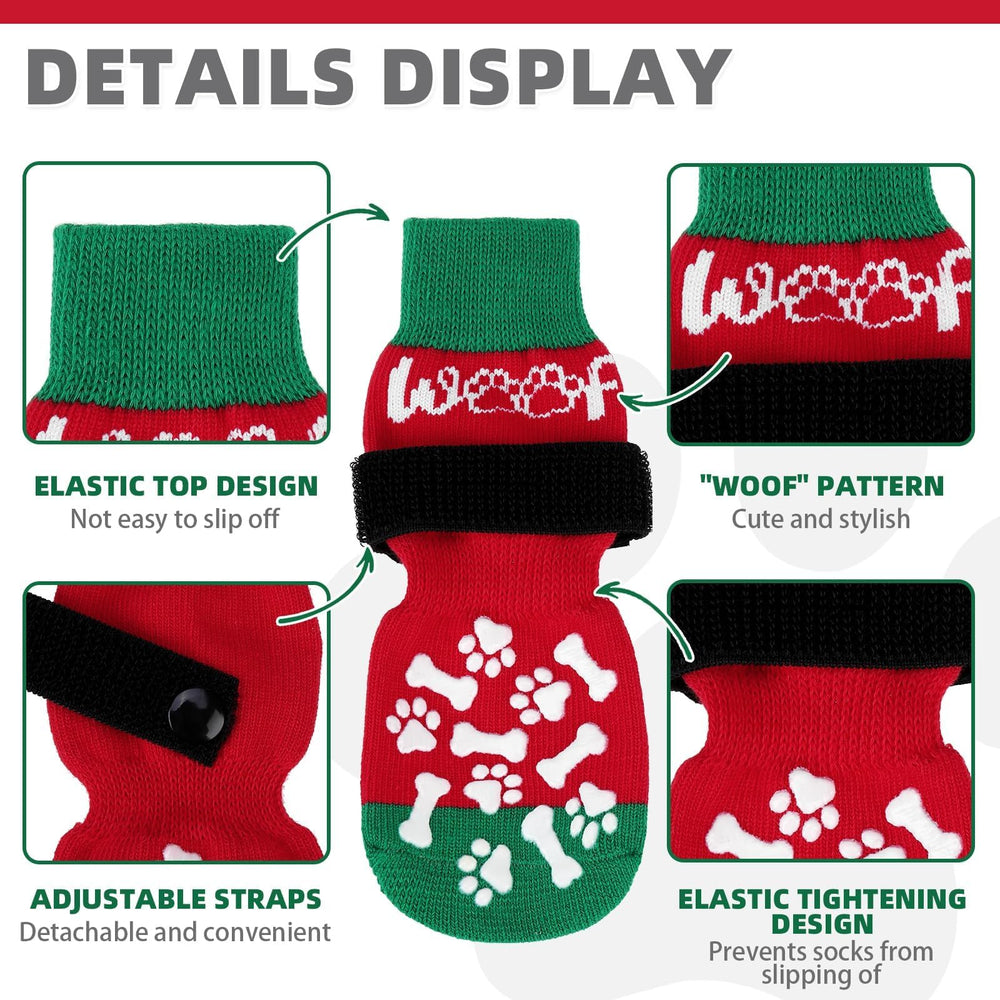 KOOLTAIL calcetines con doble agarre para tracción estable en superficies lisas.