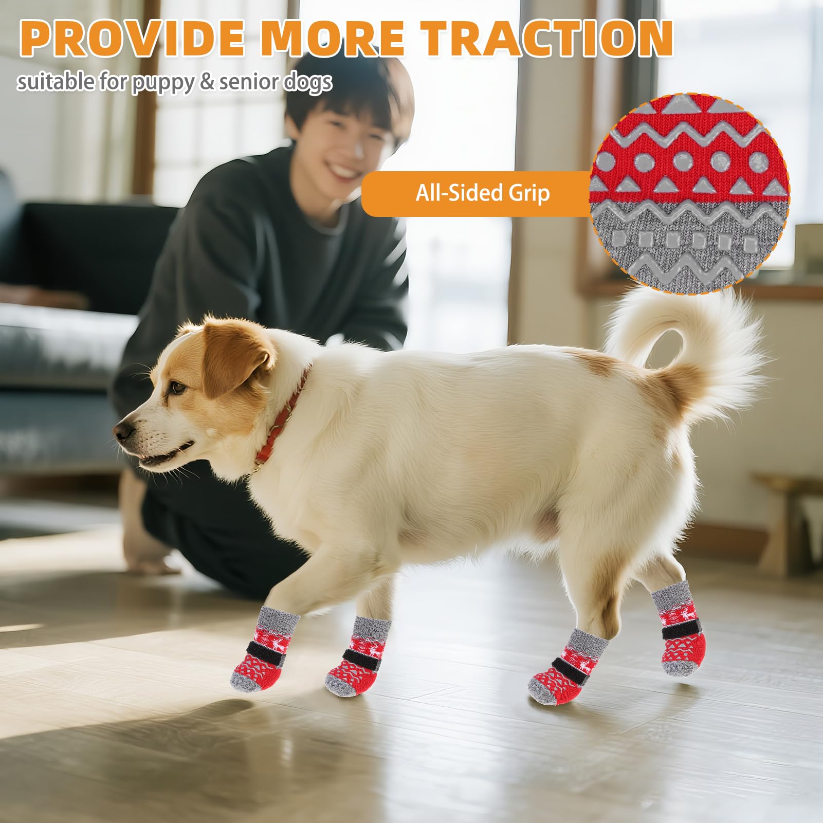 KOOLTAIL calcetines-perro forro fleece interior calidez y confort en paseo