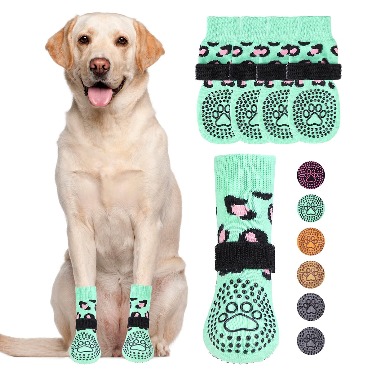 KOOLTAIL calcetines para perro patitas protegidas en pavimento caliente con agarre