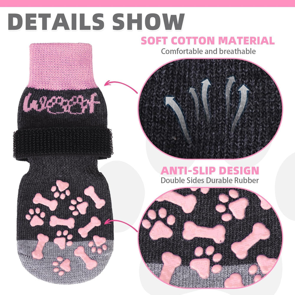 KOOLTAIL calcetines de algodón para perro tacto suave
