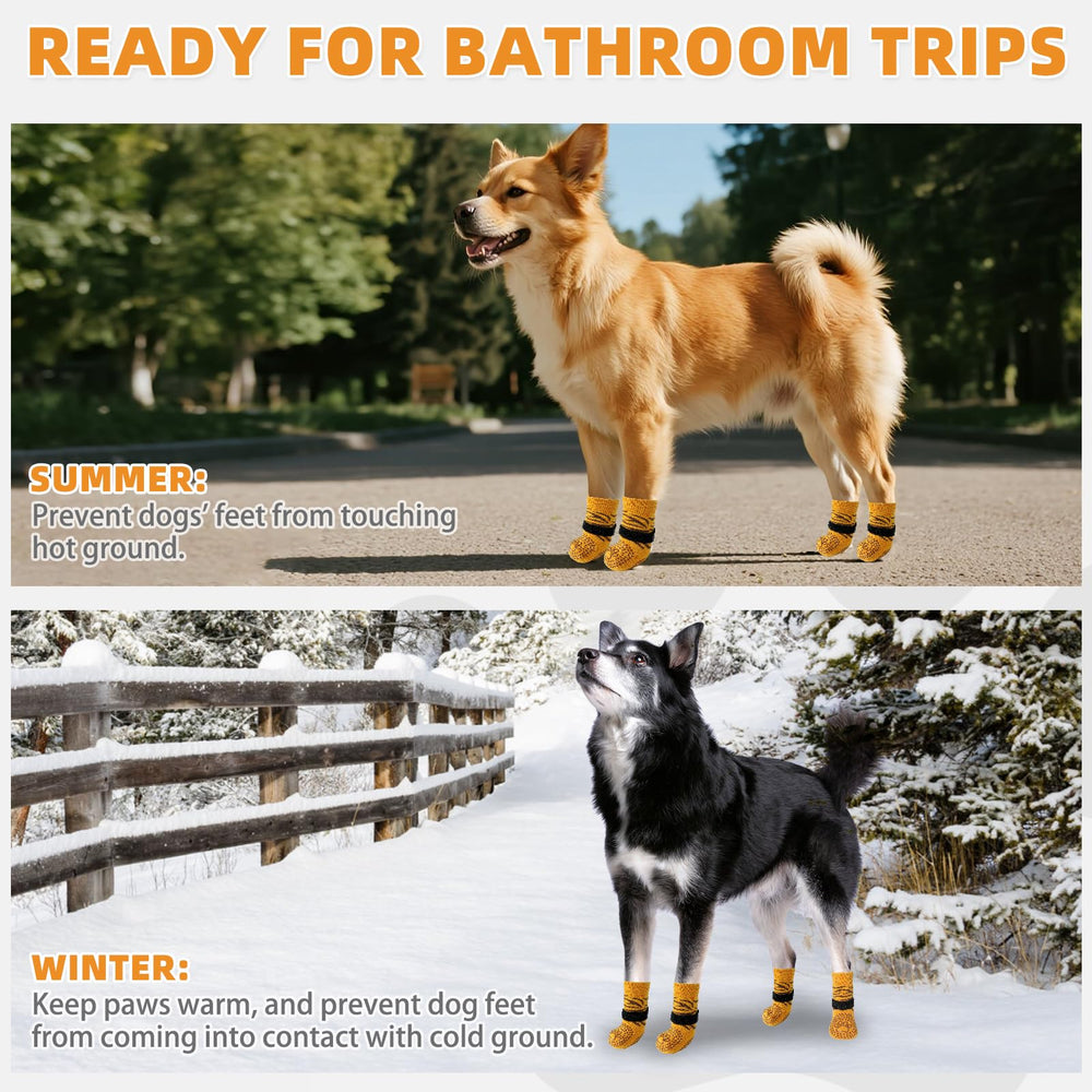 KOOLTAIL calcetines-perro-uso-interior-exterior para todas las estaciones.