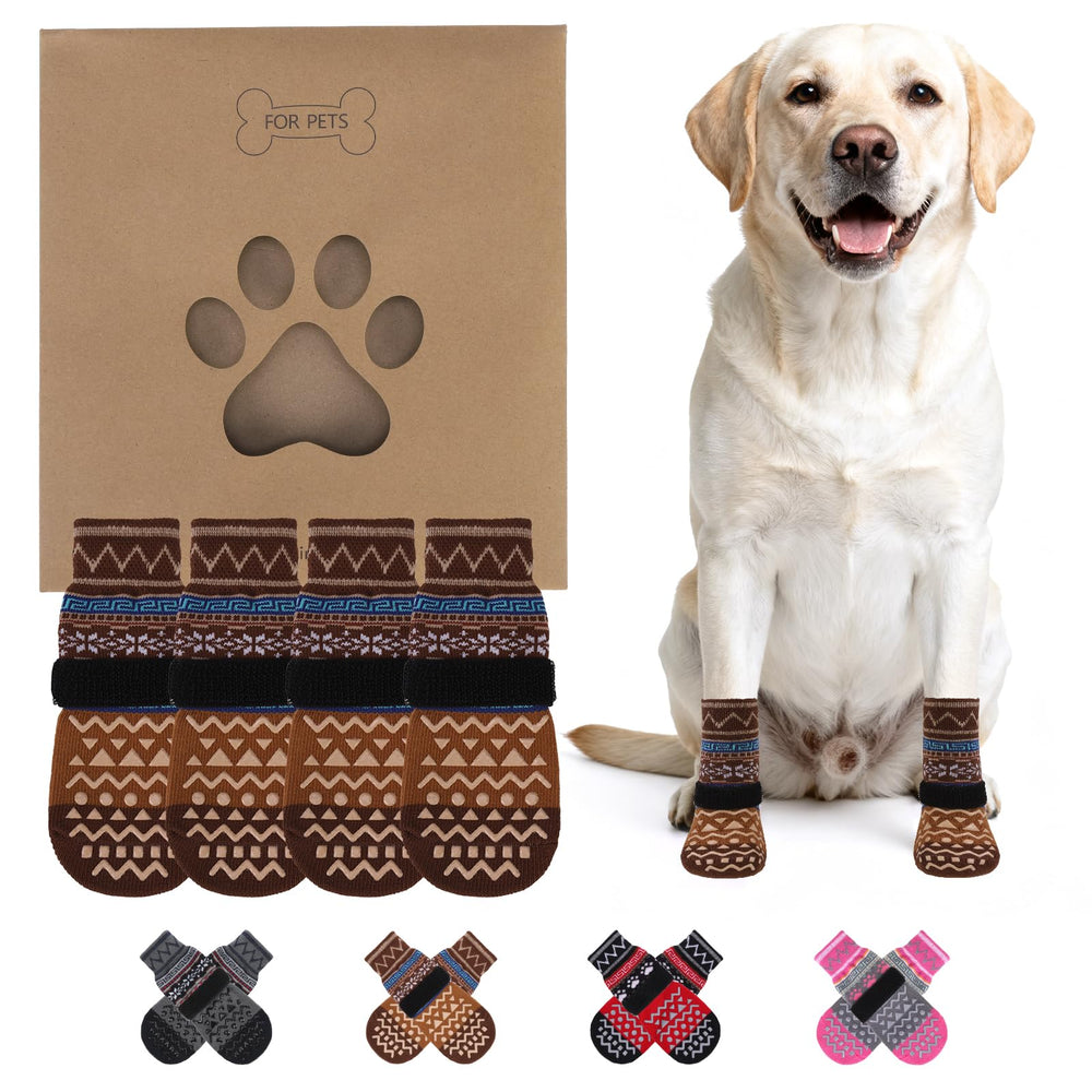KOOLTAIL calcetines para perros con antideslizante doble en la suela