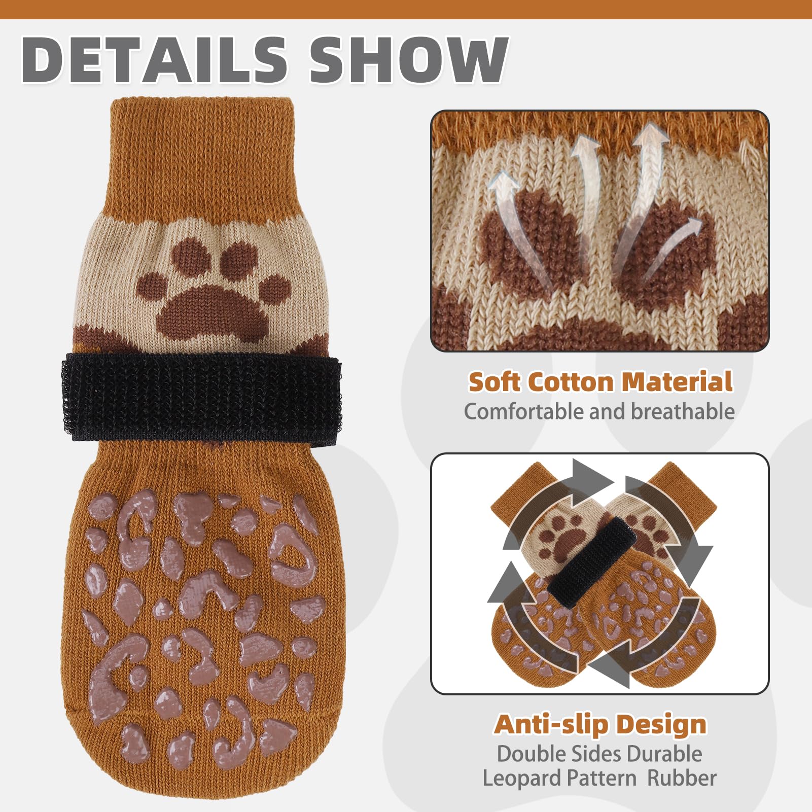 KOOLTAIL calcetines con correa ajustable evitan caídas durante caminatas