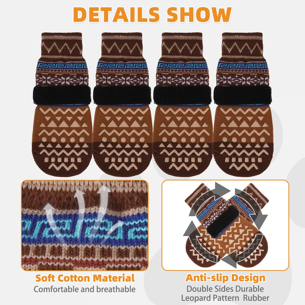 KOOLTAIL calcetines para perros, material cómodo para patas y pelaje