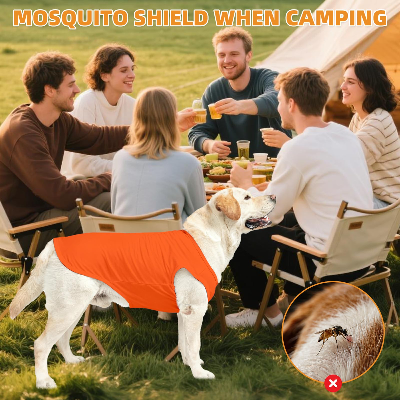 KOOLTAIL talla XL, ajuste cómodo para perros grandes.