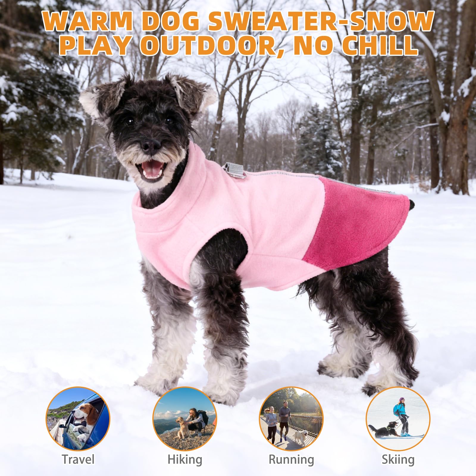 KOOLTAIL chaleco polar para uso diario en clima frío