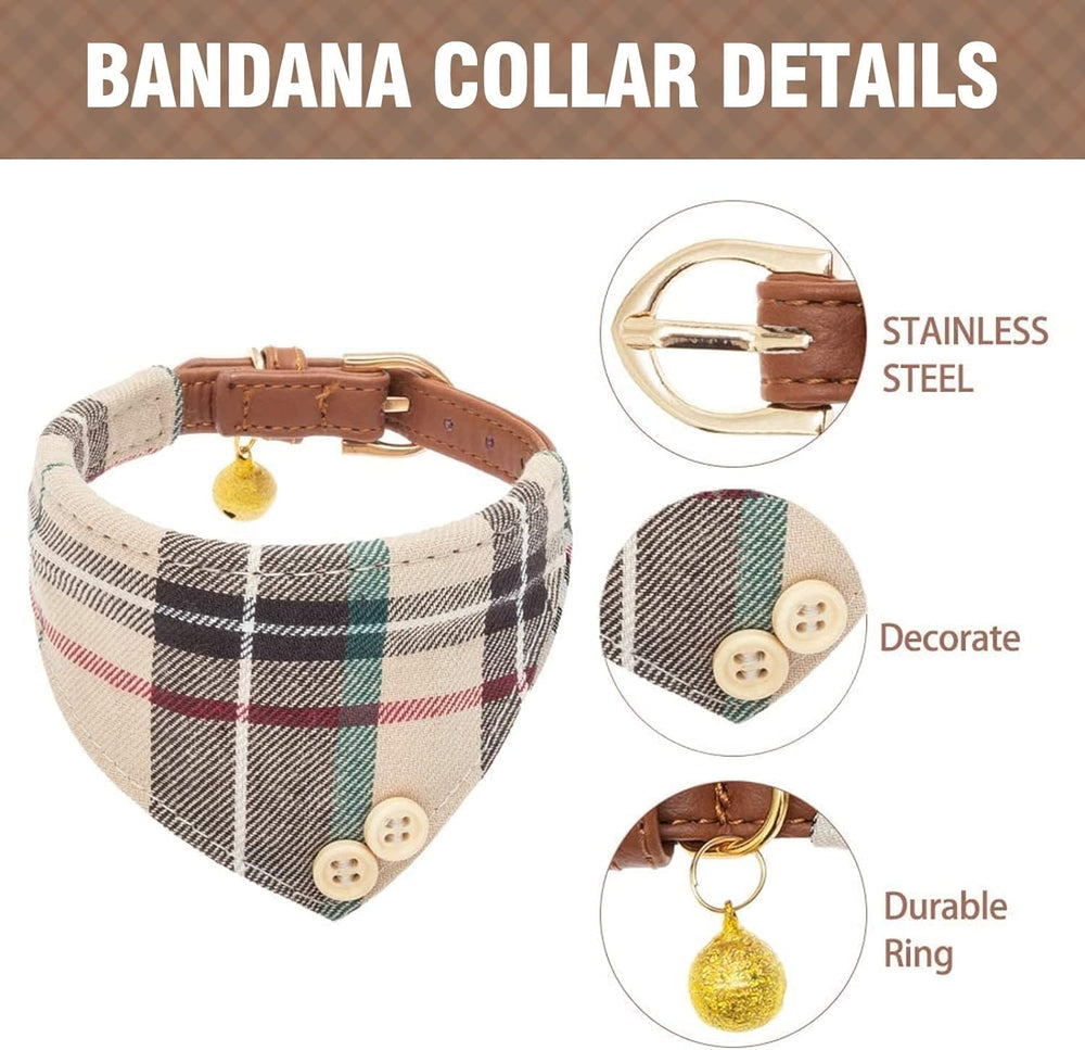 KOOLTAIL collar con bandana irregular beige para estilo casual