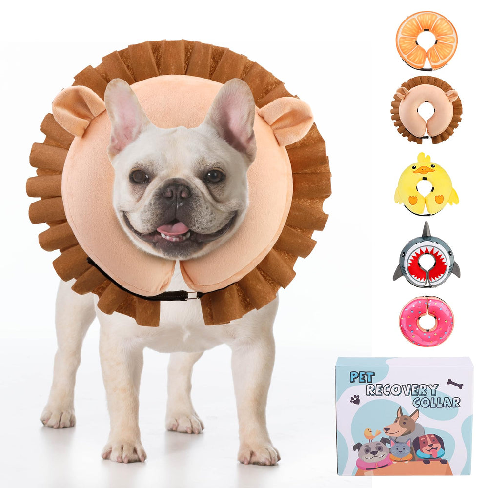 KOOLTAIL collar inflable forma-dona para perro, protege heridas durante la recuperación