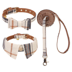 Kooltail collar lazo cuadros, cómodo y elegante para paseos diarios.