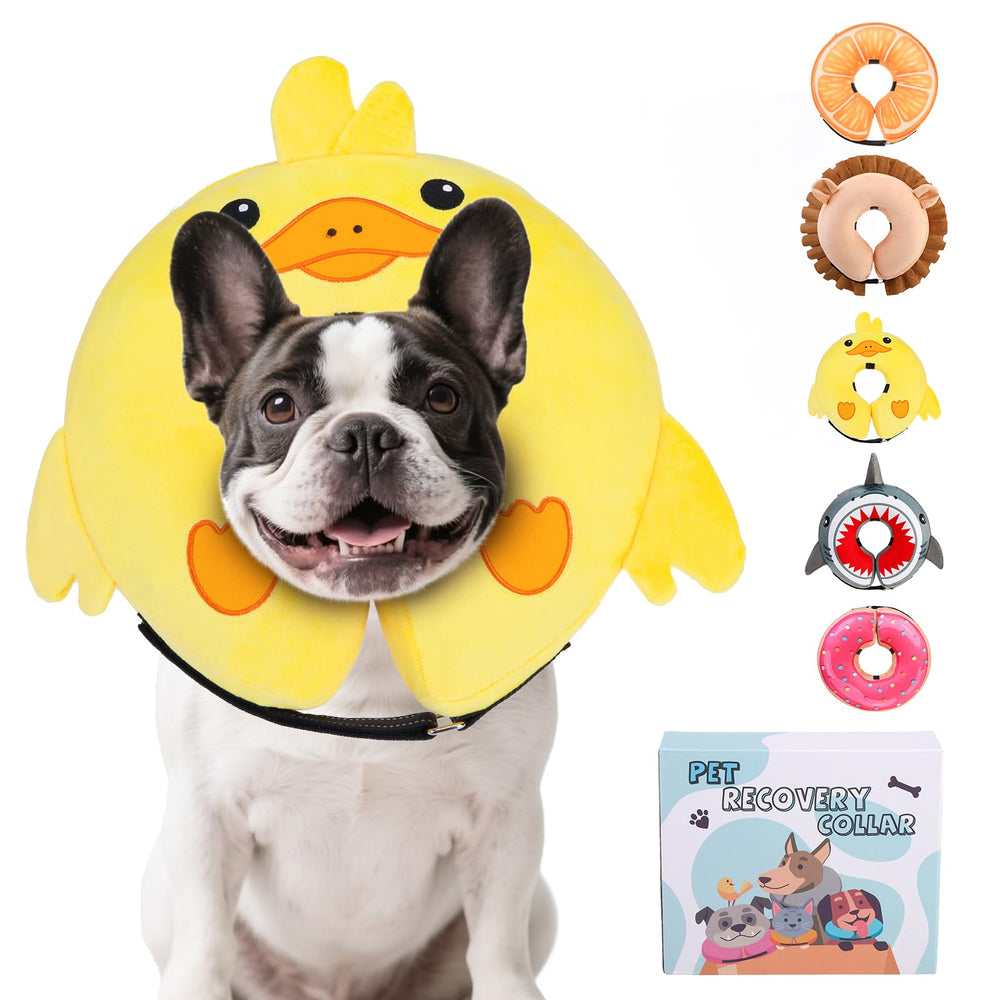 KOOLTAIL Cono inflable para perros, vista frontal, evita lamidos.