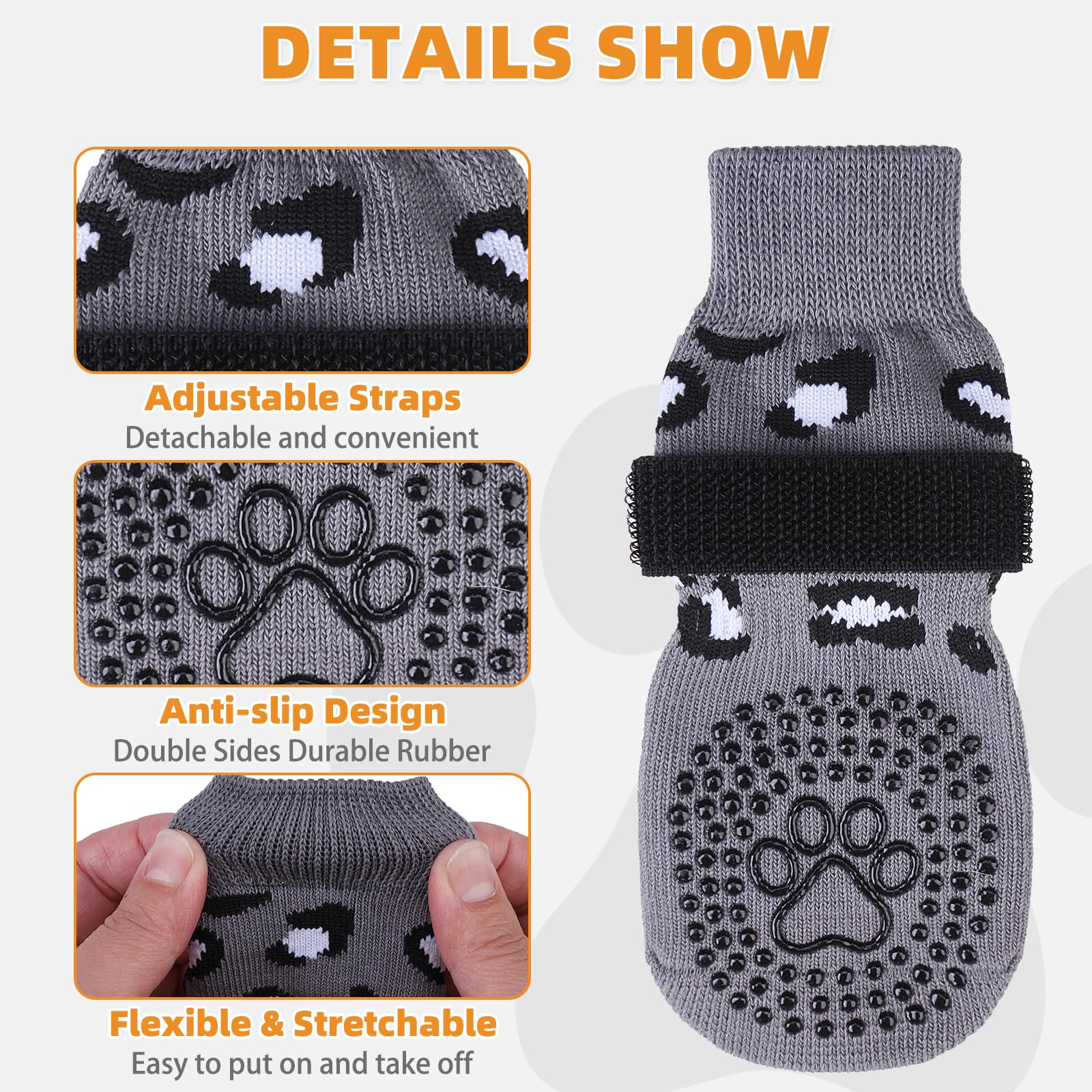KOOLTAIL correa ajustable y desmontable para un ajuste seguro durante caminatas.