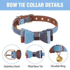 KOOLTAIL correa de cuero PU con cuadros, suave y duradera para paseos.