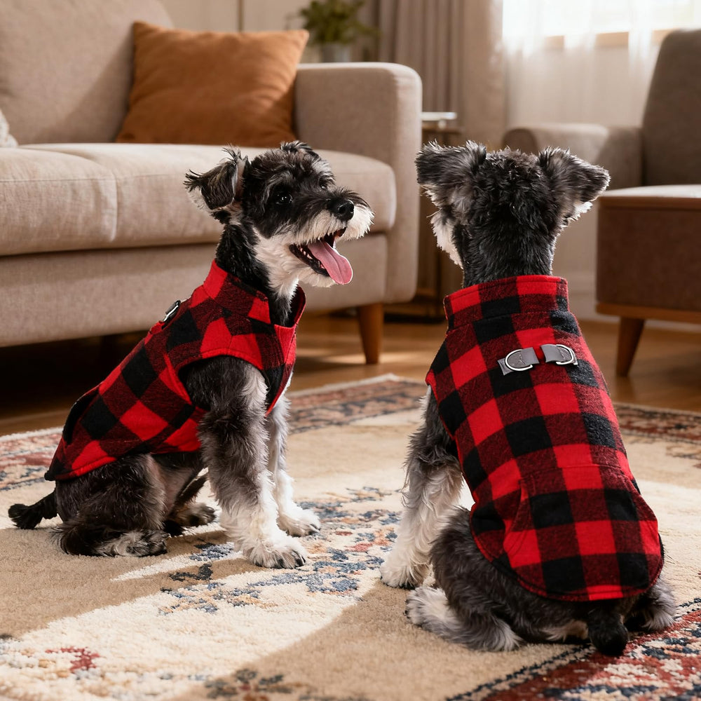 KOOLTAIL diseño navideño, look rojo a cuadros para fiestas
