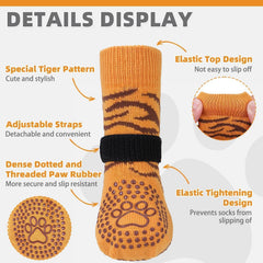 KOOLTAIL calcetines de doble agarre para perros, mayor estabilidad.
