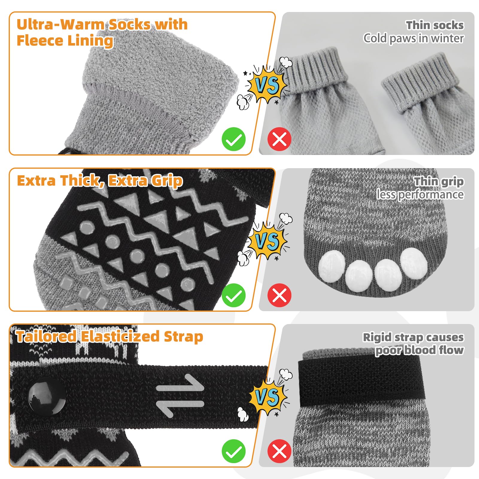 KOOLTAIL calcetines ideales para uso invernal y superficies frías.