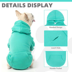KOOLTAIL interior suave en sudadera para perros, suavidad y calidez para el pelaje