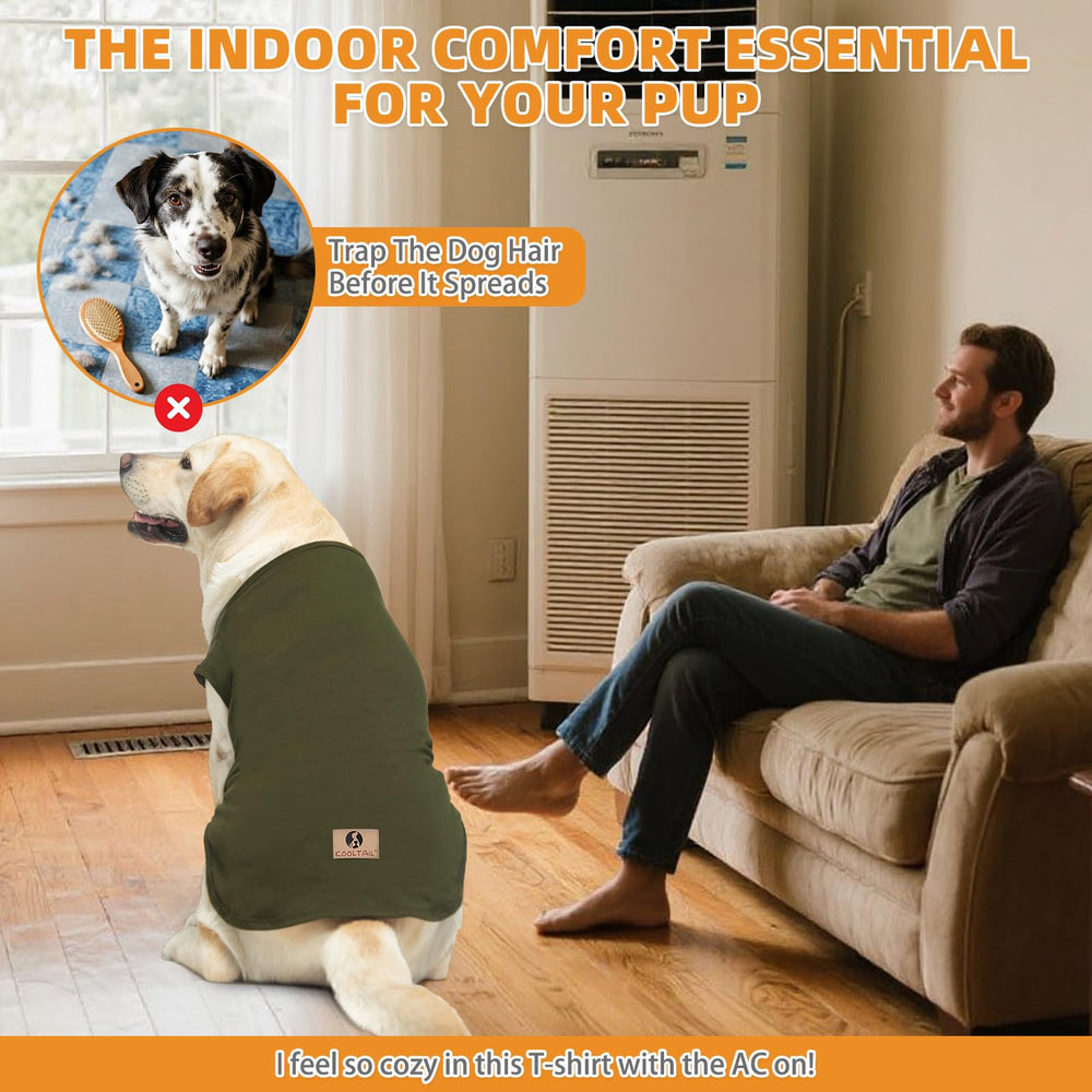 KOOLTAIL dos camisetas para paseos diarios, siempre listas para usar.
