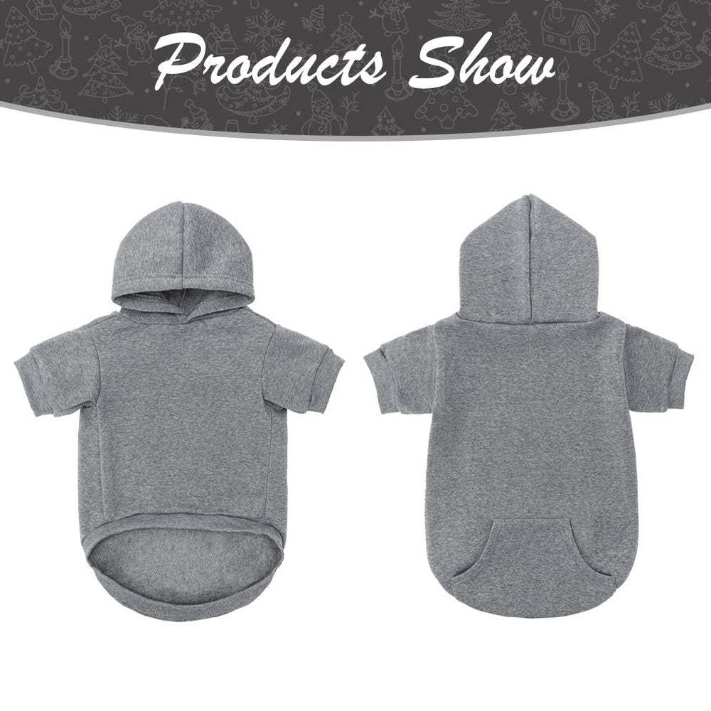 KOOLTAIL hoodie para perros Basic, vista trasera, estilo moderno y abrigo cálido.