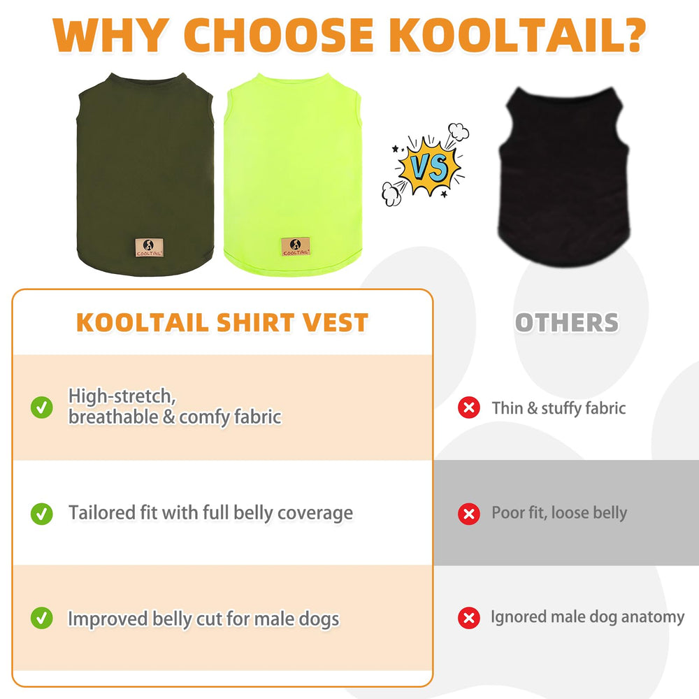 KOOLTAIL material duradero de algodón pensado para uso cotidiano.