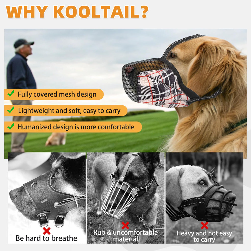 KOOLTAIL mordaza comodidad para perros durante uso prolongado