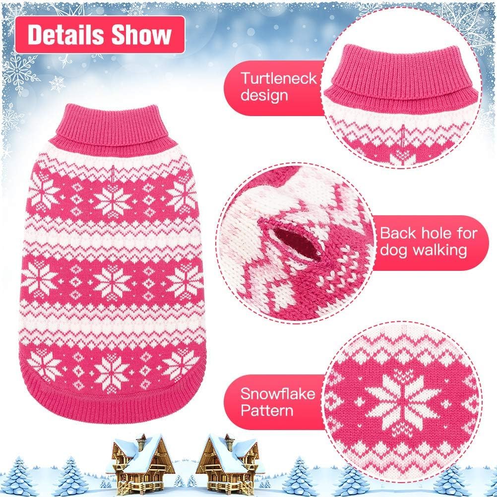 KOOLTAIL patrón copo de nieve detalle rosa ML, estilo festivo y confort