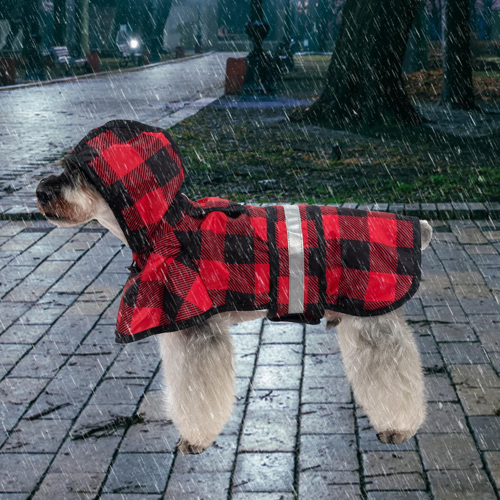 KOOLTAIL tejido impermeable denso ofrece protección duradera contra la lluvia.