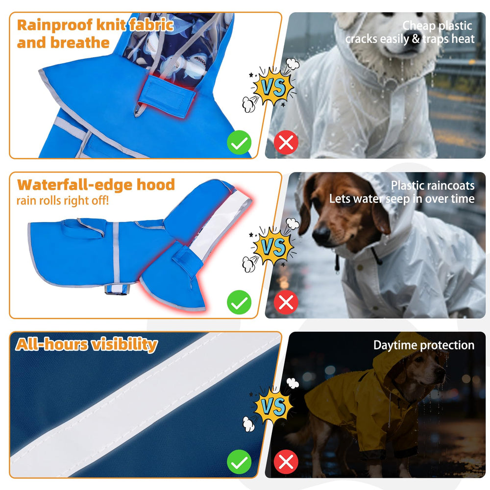 KOOLTAIL tejido impermeable denso que resiste salpicaduras y lluvia.