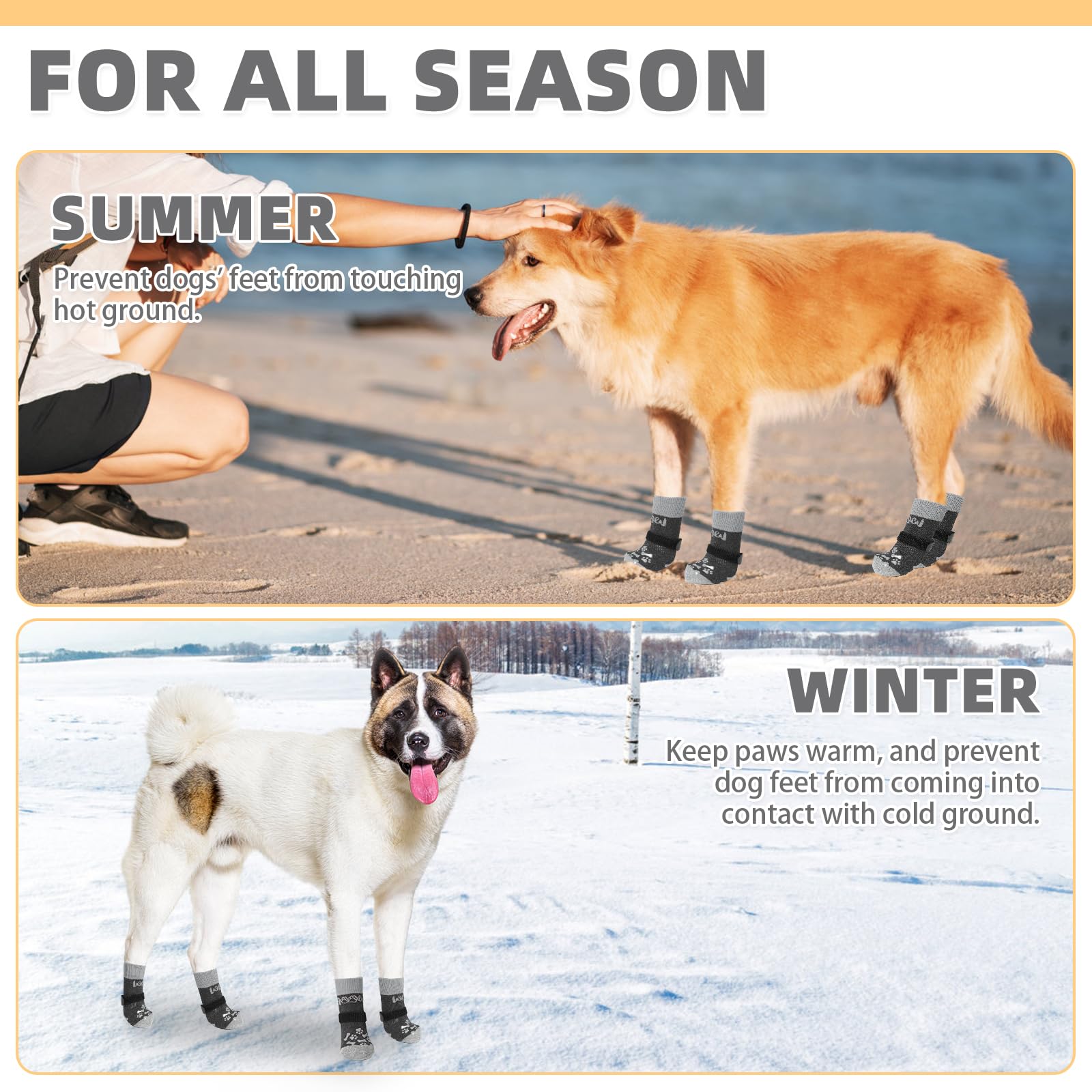 KOOLTAIL protección de patas para exterior frente al calor y desgaste