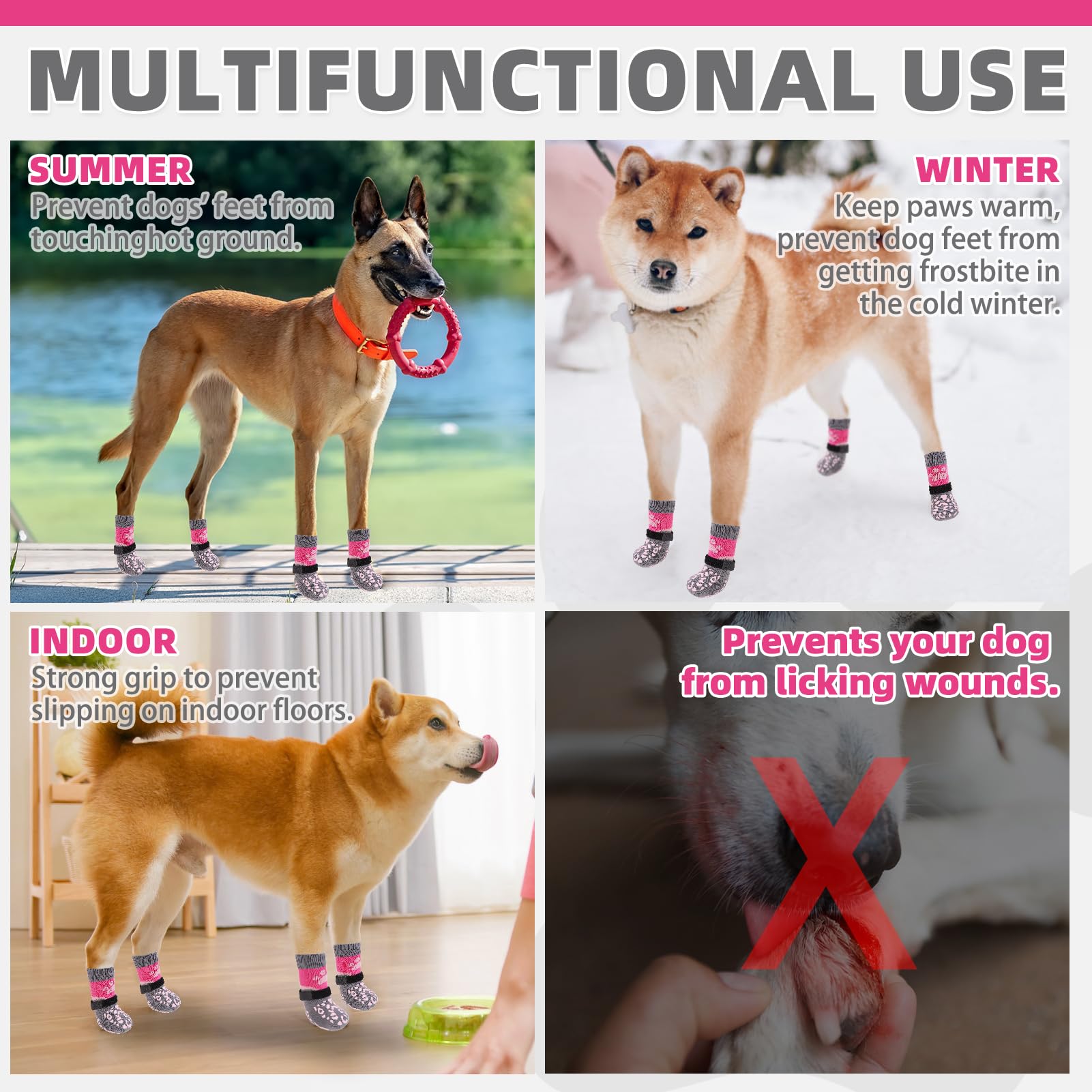 KOOLTAIL proteccion de patas, protege del frio y del calor en suelos.