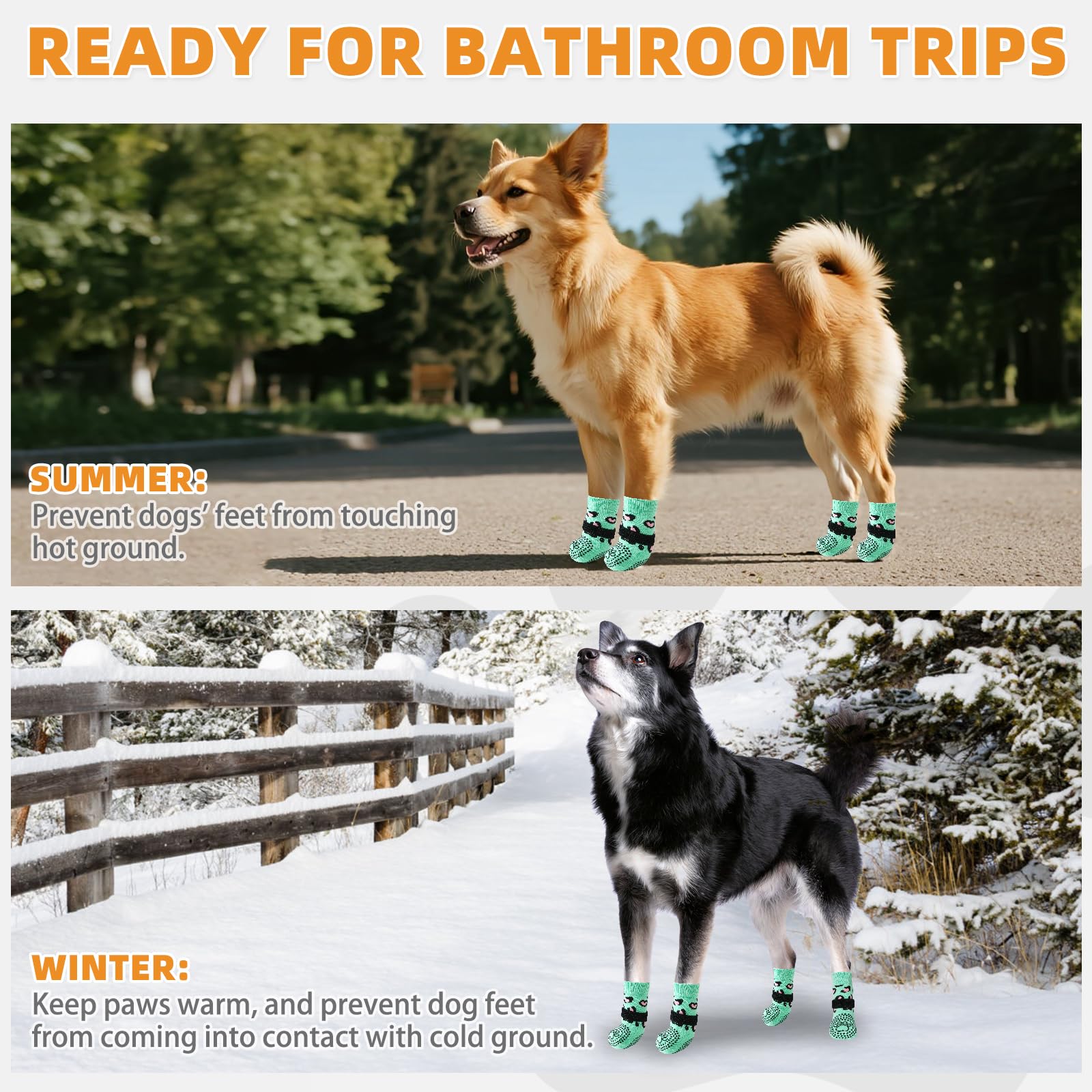KOOLTAIL protección de patas para uso interior y exterior durante todo el año.